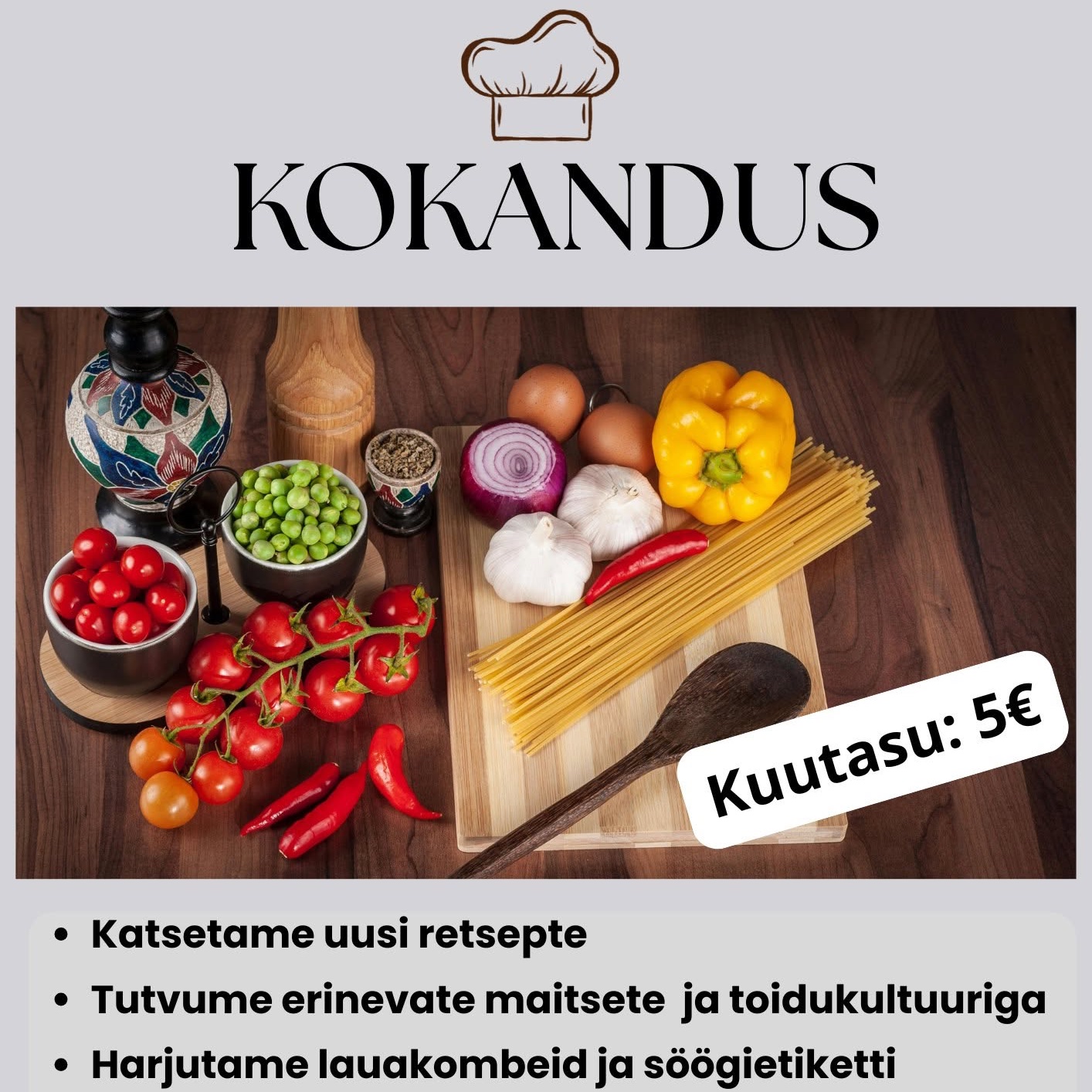 Neljapäeviti kell 15:00 Kokandus